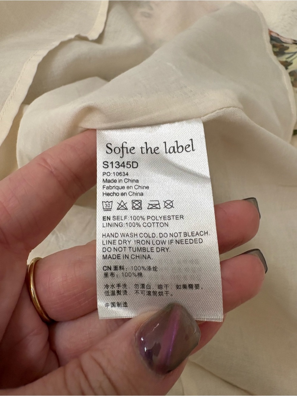Sophie Forever & Always Organza Midi Dress Med Floral Smocked Tiered Cottagecore - Picture 14 of 14